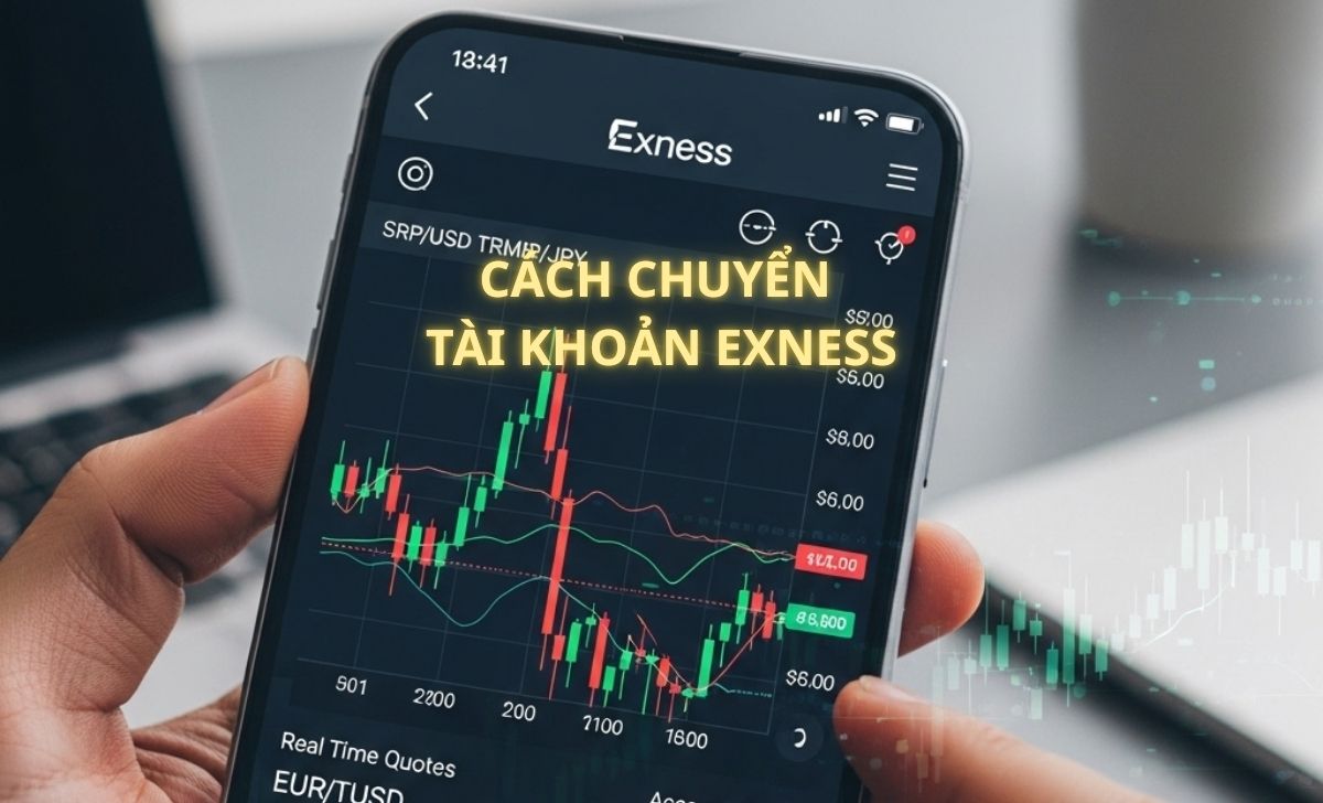 Cách chuyển tài khoản Backcom Exness
