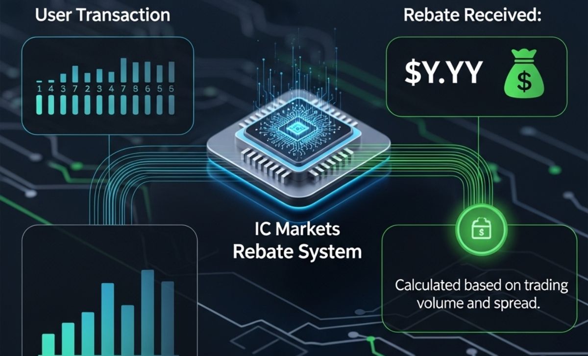 Cách tính hoàn phí Backcom ICMarkets