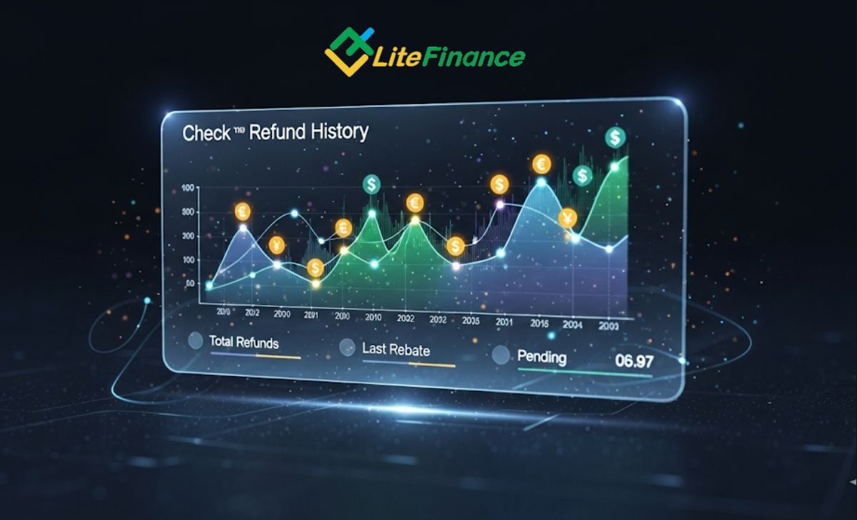 Cách kiểm tra lịch sử hoàn tiền LiteFinance