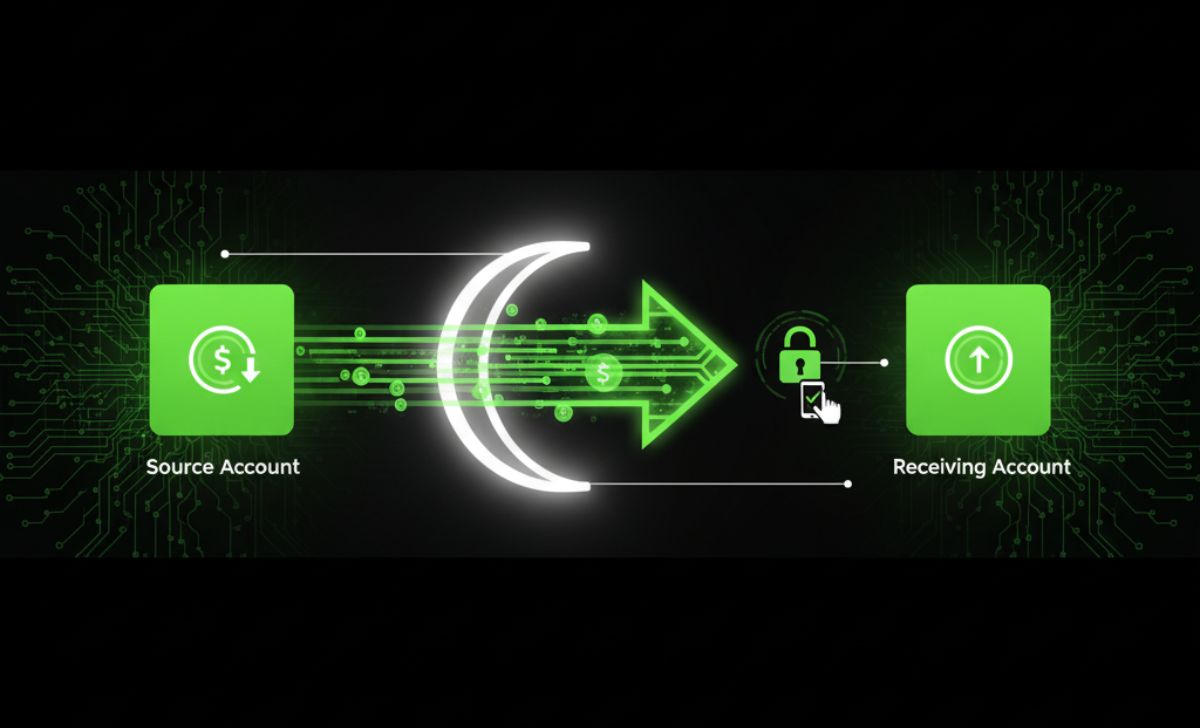 How to transfer Rebate Poloniex receiving account?